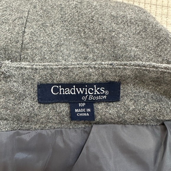 Chadwick’s Gray Wool Skirt - Picture 4 of 4
